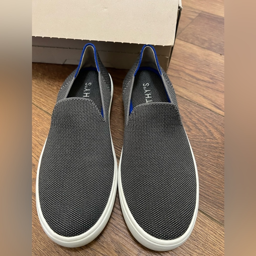 Rothy’s steel grey gray sneakers 7